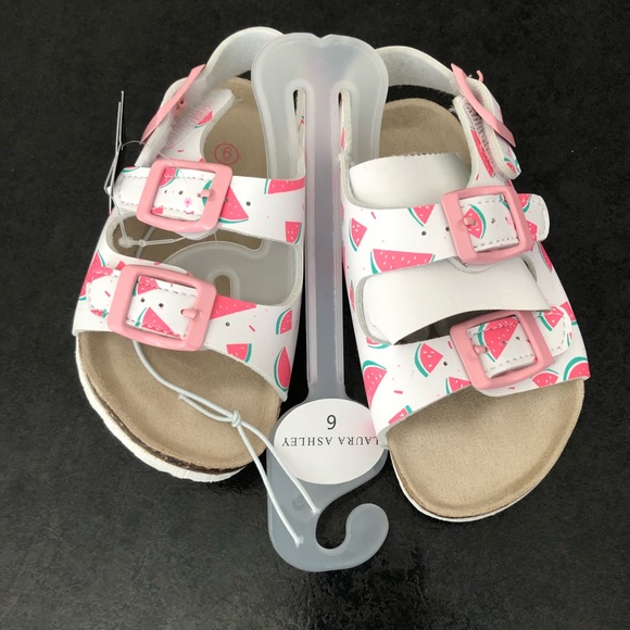 laura ashley watermelon sandals
